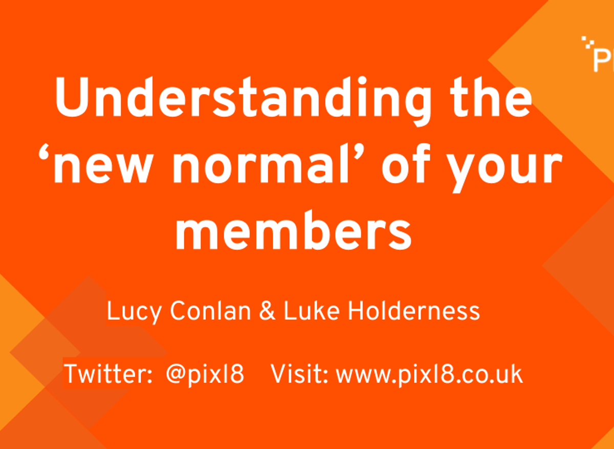 New normal slide preview - Understanding the New Normal of your members