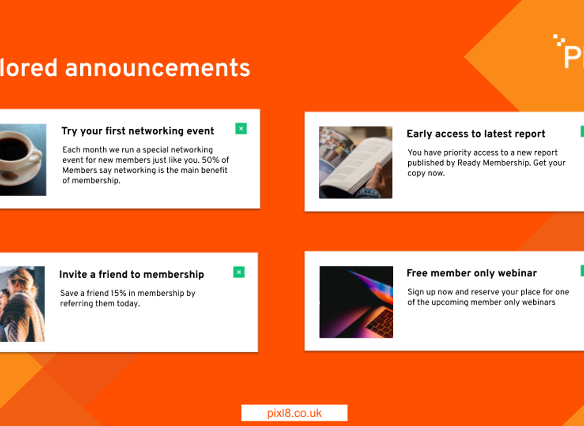 New Normal slide preview - Tailored Announcements