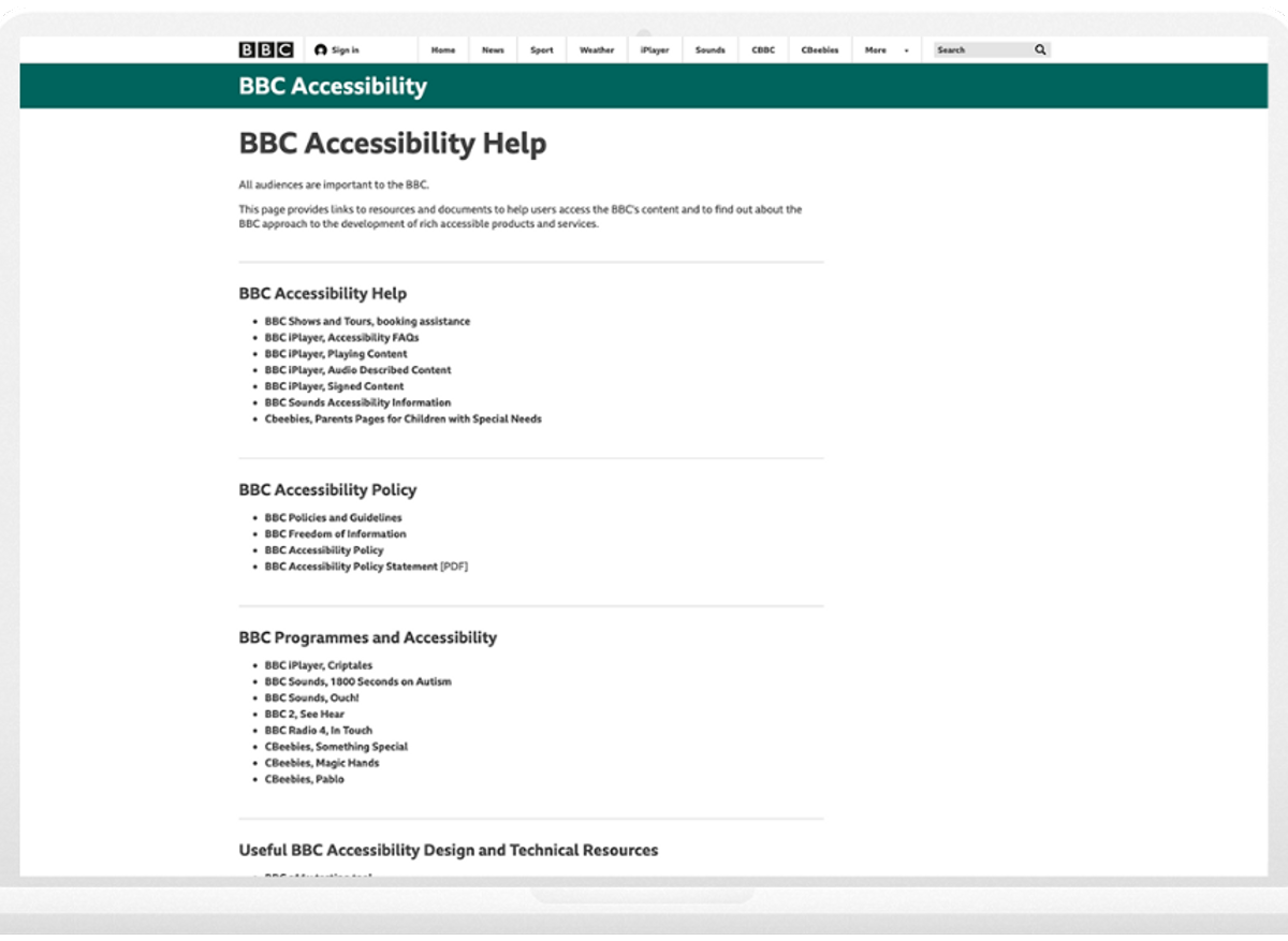 BBC Access